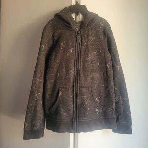 6x Rainbow Unicorn Zip Front Hoodie